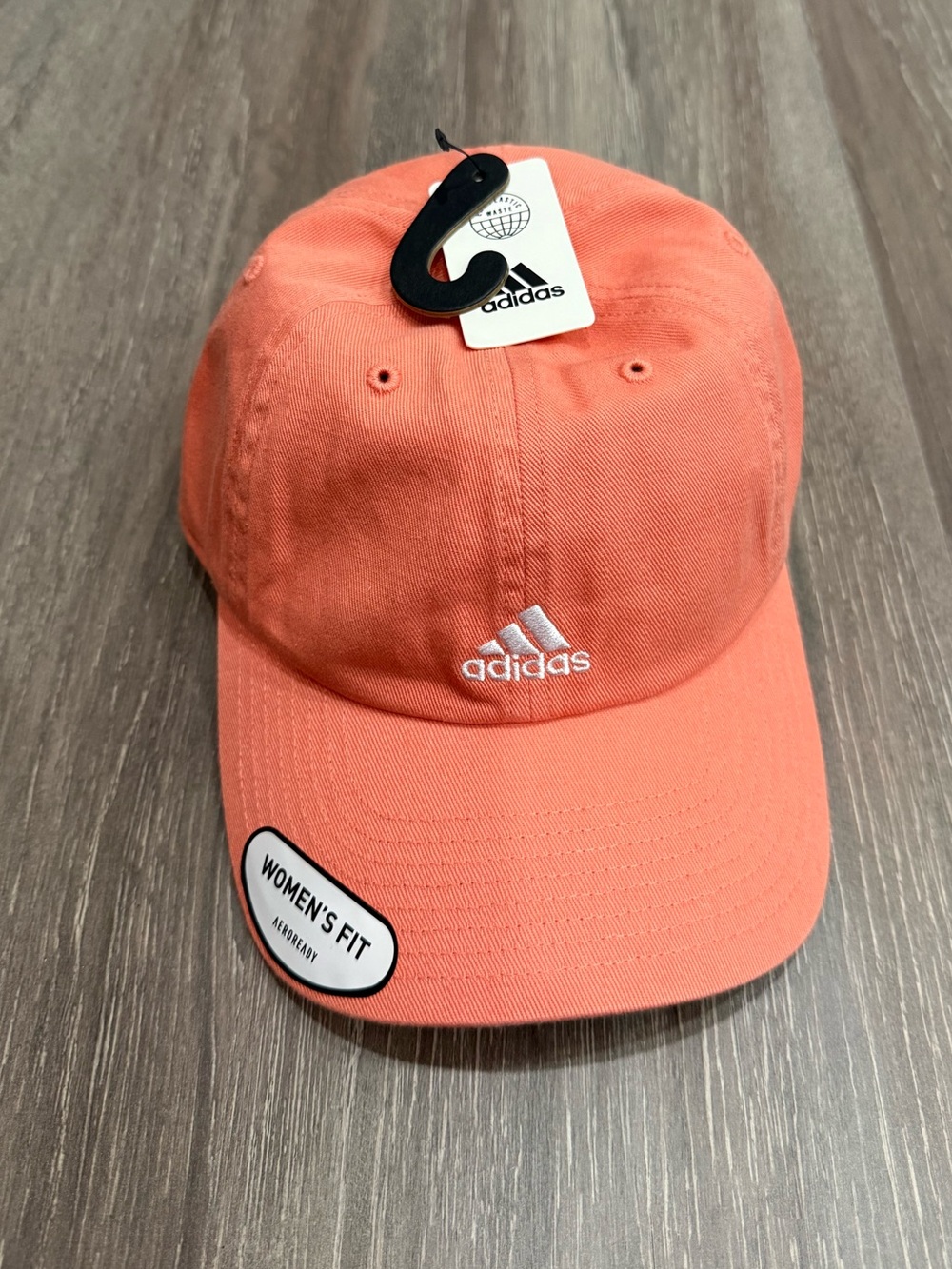 Adidas Coral Pink Women's Baseball Cap - Picture 2 of 4